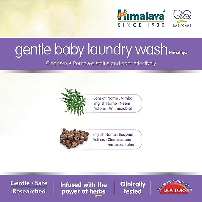 Himalaya Gentle Baby Laundry Liquid Wash 500 ml (Pouch) Himalaya Gentle Baby Laundry Liquid Wash 500 ml (Pouch)